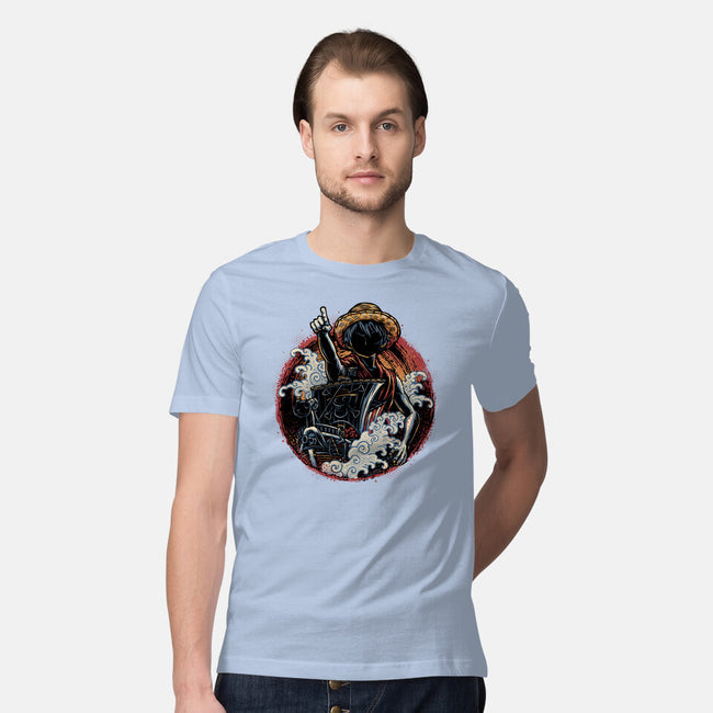 Sail Towards Adventure-Mens-Premium-Tee-glitchygorilla