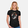 Sail Towards Adventure-Womens-Fitted-Tee-glitchygorilla