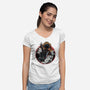 Sail Towards Adventure-Womens-V-Neck-Tee-glitchygorilla