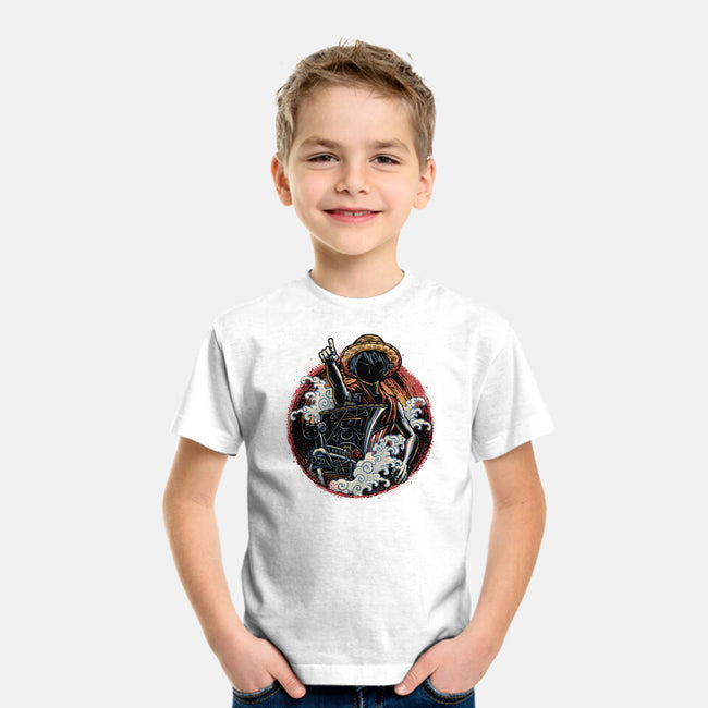 Sail Towards Adventure-Youth-Basic-Tee-glitchygorilla