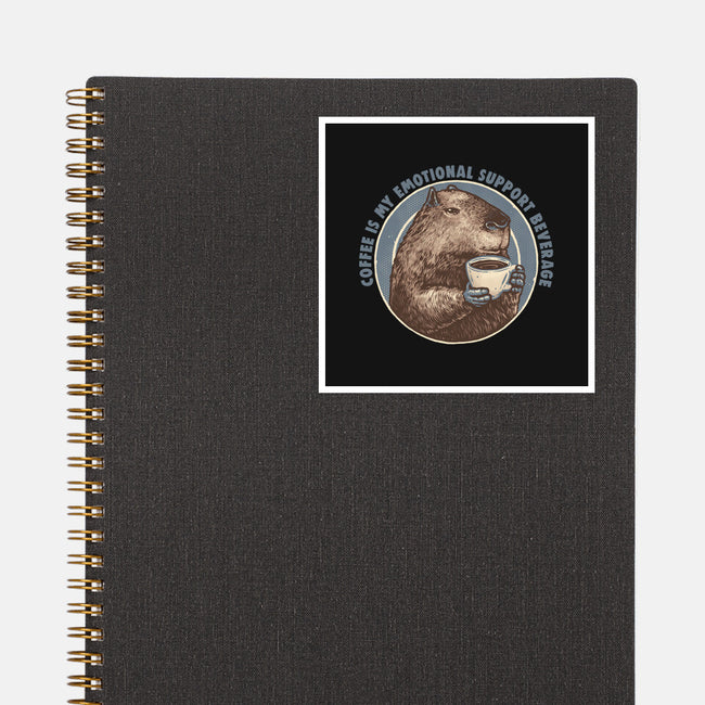 My Emotional Support Beverage-None-Glossy-Sticker-glitchygorilla