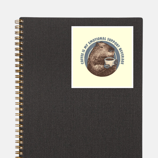 My Emotional Support Beverage-None-Glossy-Sticker-glitchygorilla