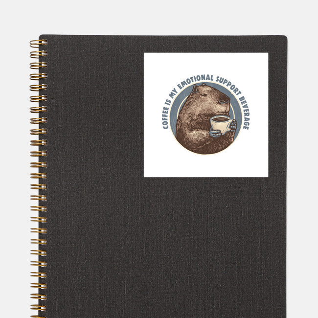 My Emotional Support Beverage-None-Glossy-Sticker-glitchygorilla