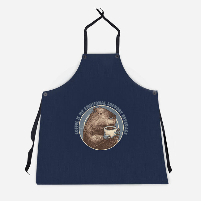 My Emotional Support Beverage-Unisex-Kitchen-Apron-glitchygorilla