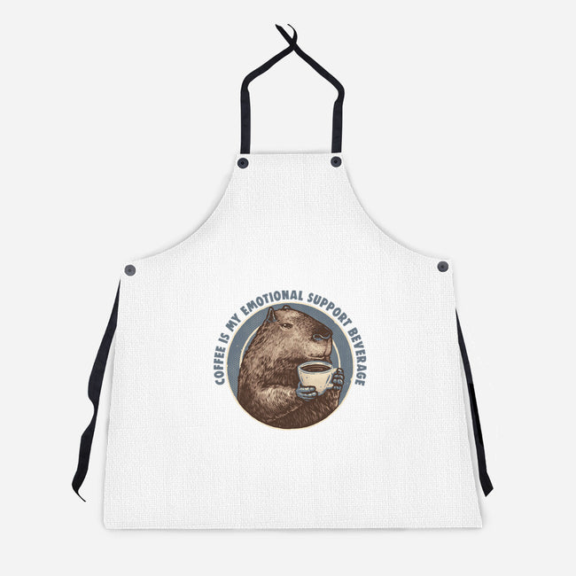 My Emotional Support Beverage-Unisex-Kitchen-Apron-glitchygorilla