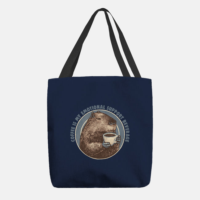 My Emotional Support Beverage-None-Basic Tote-Bag-glitchygorilla