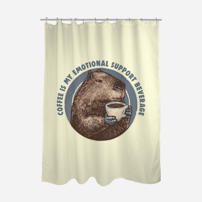 My Emotional Support Beverage-None-Polyester-Shower Curtain-glitchygorilla