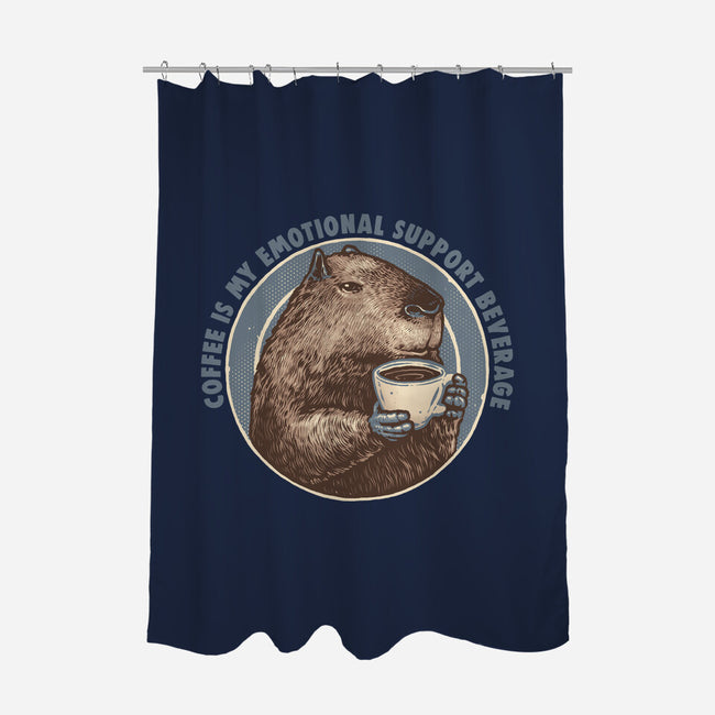 My Emotional Support Beverage-None-Polyester-Shower Curtain-glitchygorilla