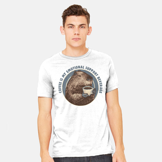 My Emotional Support Beverage-Mens-Heavyweight-Tee-glitchygorilla