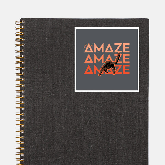 Project Amaze Amaze Amaze-None-Glossy-Sticker-rocketman_art