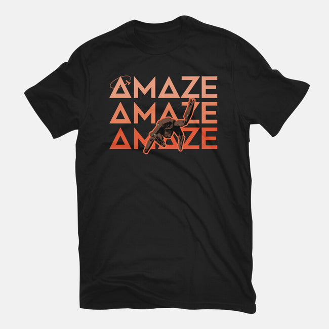 Project Amaze Amaze Amaze-Womens-Basic-Tee-rocketman_art