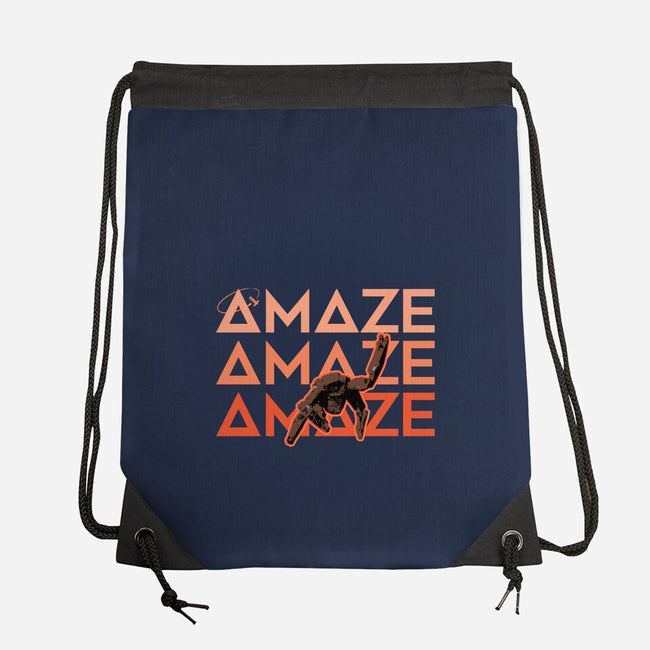 Project Amaze Amaze Amaze-None-Drawstring-Bag-rocketman_art