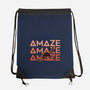 Project Amaze Amaze Amaze-None-Drawstring-Bag-rocketman_art