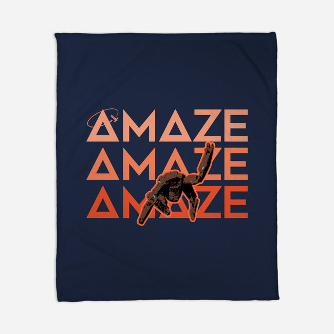 Project Amaze Amaze Amaze-None-Fleece-Blanket-rocketman_art