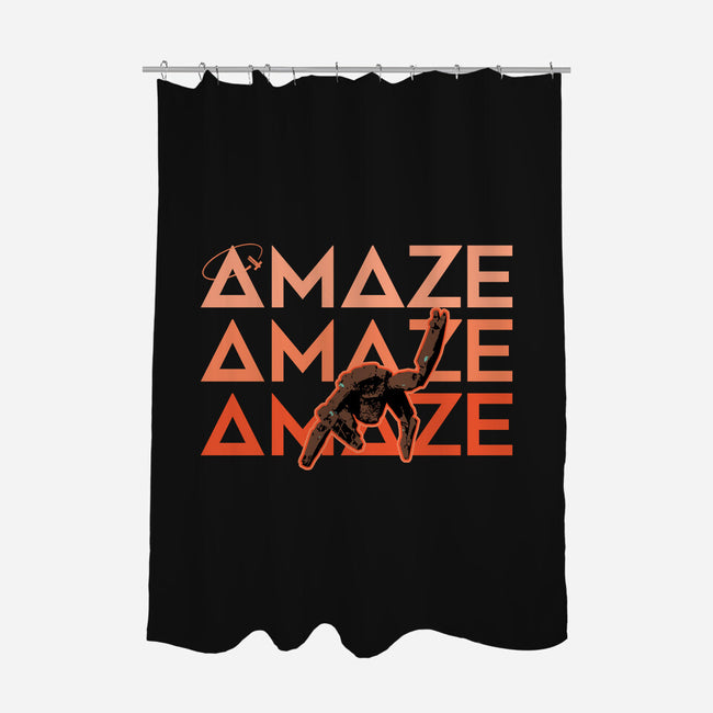 Project Amaze Amaze Amaze-None-Polyester-Shower Curtain-rocketman_art