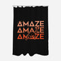 Project Amaze Amaze Amaze-None-Polyester-Shower Curtain-rocketman_art