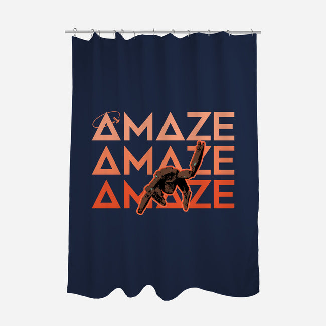 Project Amaze Amaze Amaze-None-Polyester-Shower Curtain-rocketman_art