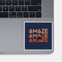 Project Amaze Amaze Amaze-None-Glossy-Sticker-rocketman_art