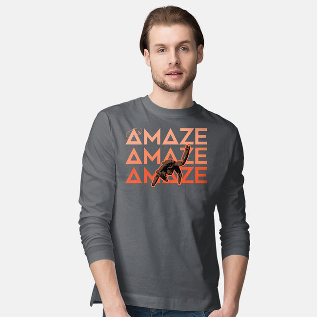 Project Amaze Amaze Amaze-Mens-Long Sleeved-Tee-rocketman_art