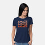 Project Amaze Amaze Amaze-Womens-Basic-Tee-rocketman_art