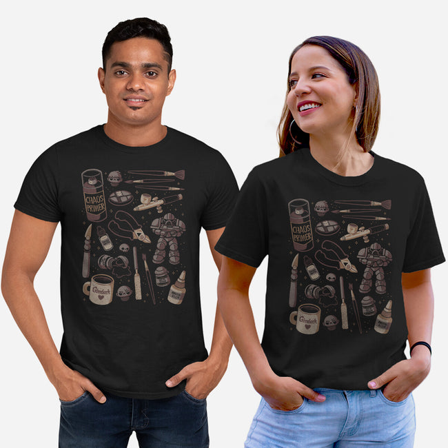 Painting Miniatures Hobby-Unisex-Basic-Tee-xMorfina