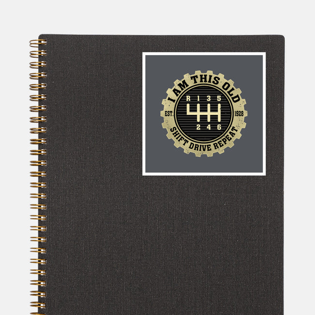 Shift Drive Repeat-None-Glossy-Sticker-erion_designs