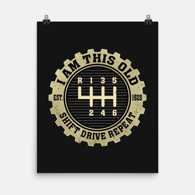 Shift Drive Repeat-None-Matte-Poster-erion_designs