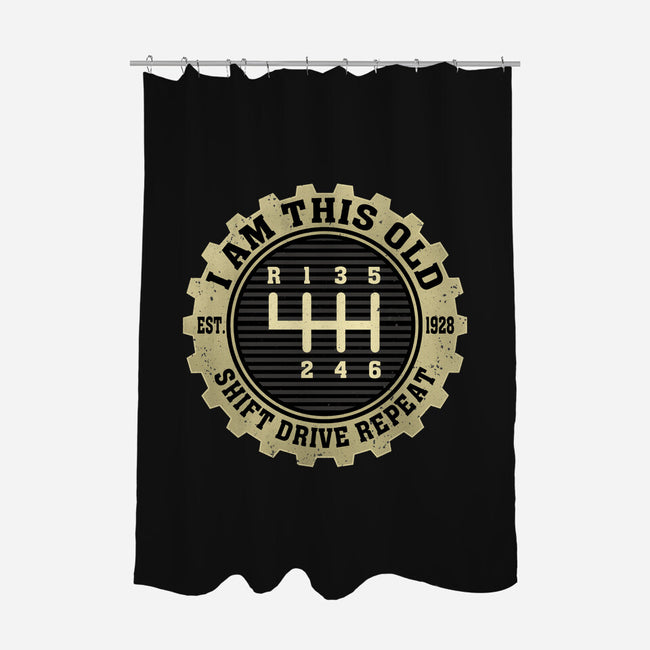 Shift Drive Repeat-None-Polyester-Shower Curtain-erion_designs