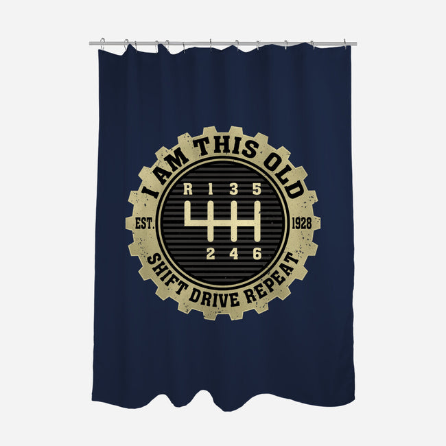 Shift Drive Repeat-None-Polyester-Shower Curtain-erion_designs