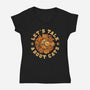 Lets Talk About Cats-Womens-V-Neck-Tee-erion_designs