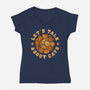 Lets Talk About Cats-Womens-V-Neck-Tee-erion_designs