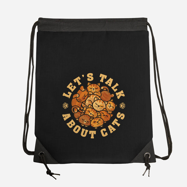 Lets Talk About Cats-None-Drawstring-Bag-erion_designs