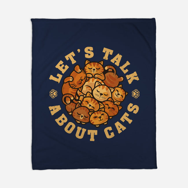 Lets Talk About Cats-None-Fleece-Blanket-erion_designs