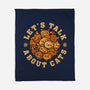 Lets Talk About Cats-None-Fleece-Blanket-erion_designs