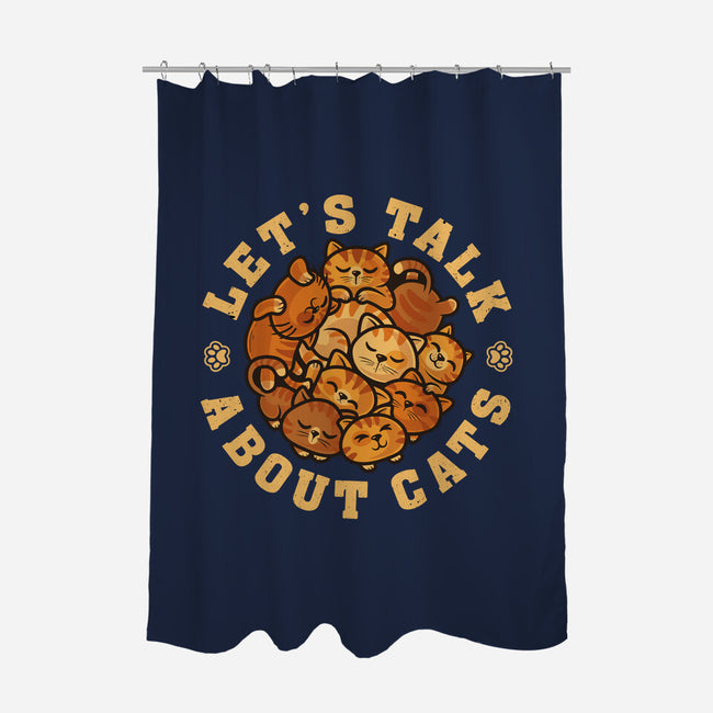Lets Talk About Cats-None-Polyester-Shower Curtain-erion_designs