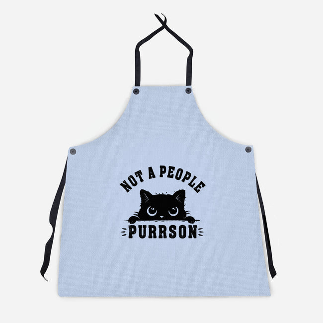 Not A People Purrson-Unisex-Kitchen-Apron-erion_designs