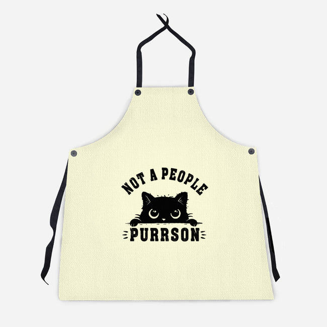 Not A People Purrson-Unisex-Kitchen-Apron-erion_designs