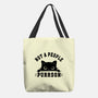 Not A People Purrson-None-Basic Tote-Bag-erion_designs
