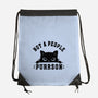 Not A People Purrson-None-Drawstring-Bag-erion_designs