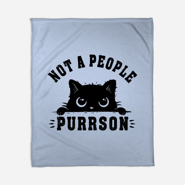 Not A People Purrson-None-Fleece-Blanket-erion_designs