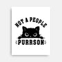 Not A People Purrson-None-Stretched-Canvas-erion_designs