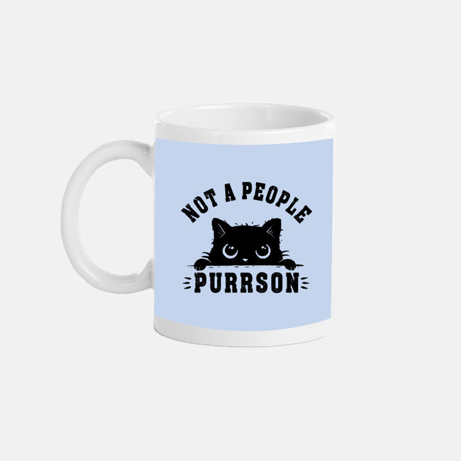 Not A People Purrson-None-Mug-Drinkware-erion_designs