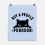 Not A People Purrson-None-Matte-Poster-erion_designs