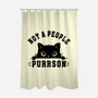 Not A People Purrson-None-Polyester-Shower Curtain-erion_designs