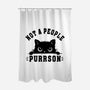 Not A People Purrson-None-Polyester-Shower Curtain-erion_designs