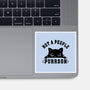 Not A People Purrson-None-Glossy-Sticker-erion_designs