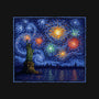 Starry Spangled Night-Mens-Heavyweight-Tee-kg07