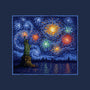 Starry Spangled Night-Mens-Heavyweight-Tee-kg07