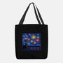 Starry Spangled Night-None-Basic Tote-Bag-kg07