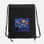 Starry Spangled Night-None-Drawstring-Bag-kg07